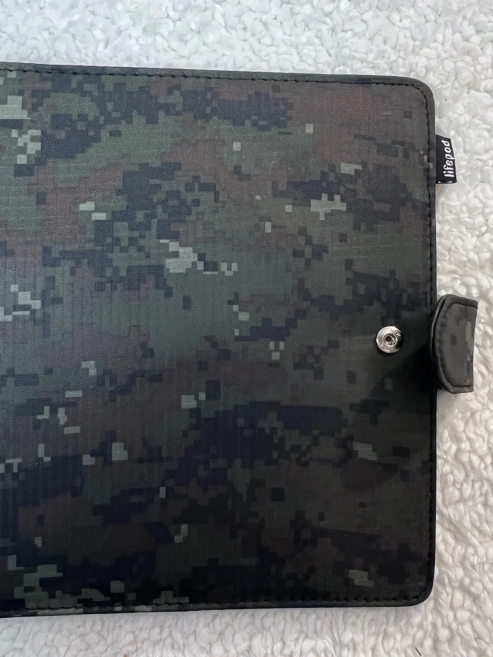 Lifepod Camo 2-Ring Folio Binder Case Notebook
